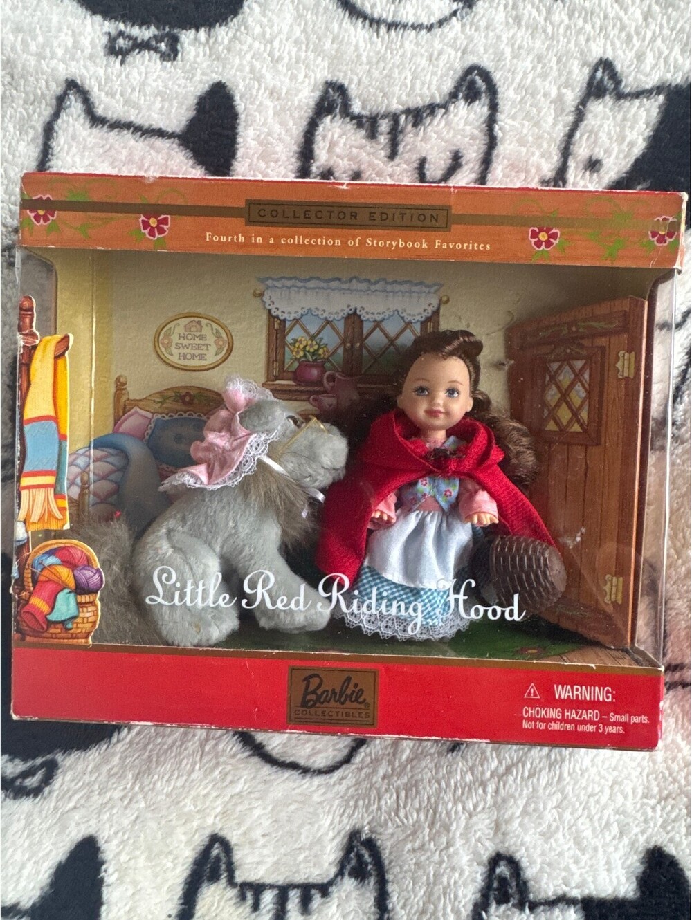 2001 Barbie Kelly Little Red Riding Hood Wolf Storybook Favorites